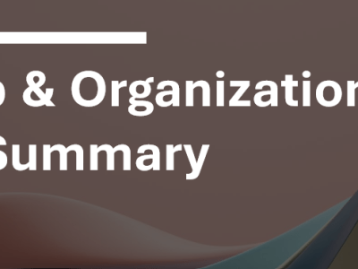 Leadership & Orgs | A&nbsp;Summary